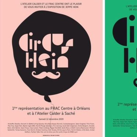 Circus Hein poster by ATWTP, pink version, 50 x 70 - Picture 4 of 4